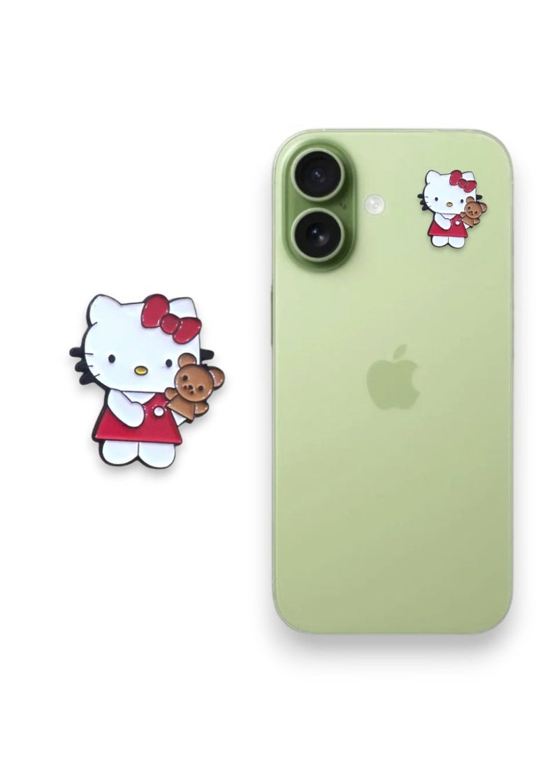 هالو كيتي ستيكر صورة - ملصق صغير الحجم للهاتف - Image 1